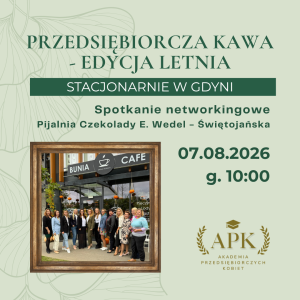 Przedsiębiorcza kawa - letnie spotkanie networkingowe w Gdyni